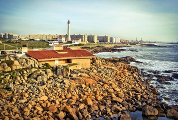 Boa Nova beach in Matosinhos, Portugal