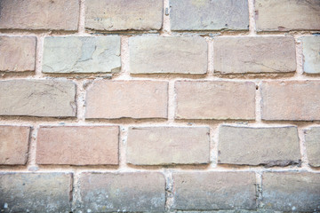 Grey brick wall texture background.