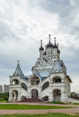 Obraz premium Church of the Annunciation of the Blessed Virgin in Taininskoye, Russia