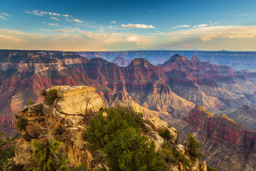 Sunset over the Grand Canyon, North Rim.