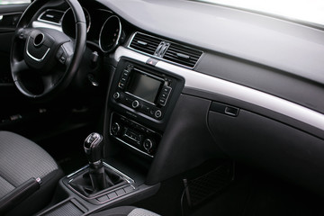 modern car interior