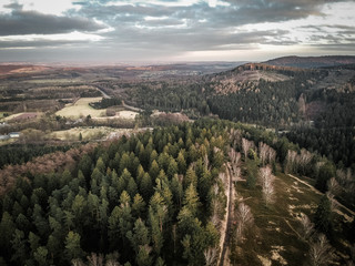 Fototapeta premium Drohnen Foto des Teutoburger Wald