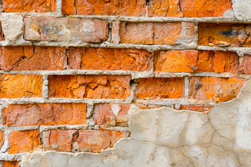 Brick texture with scratches and cracks