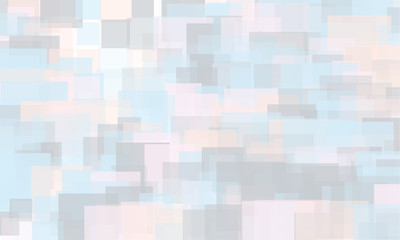 Light geometric background. Light, translucent, transparent squares with overlapping Backdrop in a modern minimalist style. 