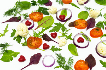 Loving vegetables. Monitor the health.