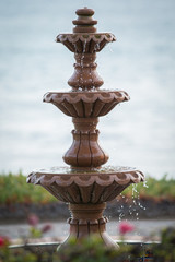 Naklejka premium fountain by ocean 1
