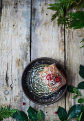 Creme Pie With Cheeries