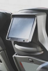 Tourist bus with built-in LCD tablet. © M-Production