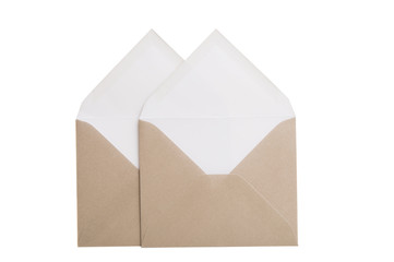 paper envelope isolated