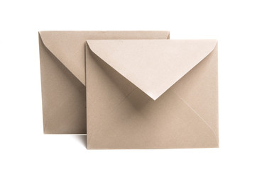 paper envelope isolated