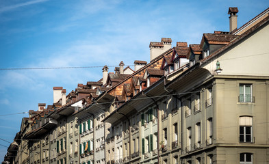 Fototapeta na wymiar Old town roofs