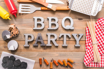 BBQ Party sign