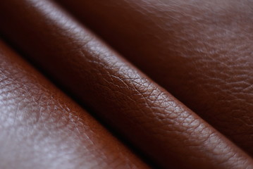 Bright Brown Leather Texture Background