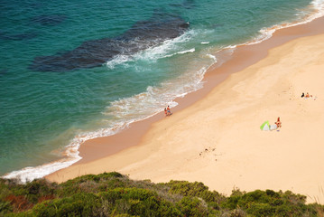 PAISAJE PLAYA DE LOS ALEMANES DE ZAHARA DE LOS ATUNES EN C&Aacute;DIZ, ANDALUC&Iacute;A. ESPA&Ntilde;A