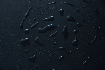 water drops on black background abstract texture background