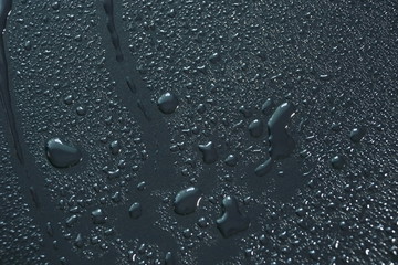 water drops on black background abstract texture background