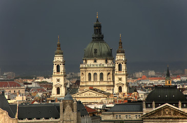 Fototapeta na wymiar Architecture of Budapest, capital city of Hungary, Europe