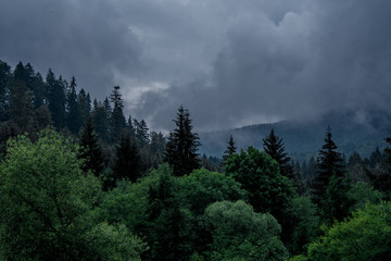 Storm in the mountains