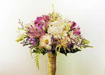 Día de boda, ramo de novia