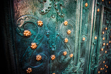 Ancient door background
