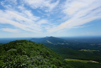 Fototapeta na wymiar North Carolina mountains