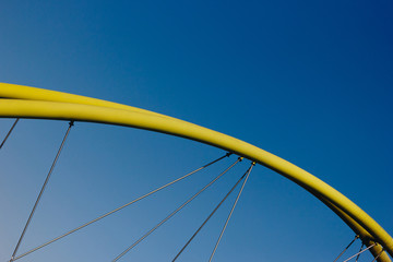 Malt Footbridge (Kladka Slodowa) in Wroclaw, Poland