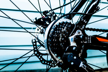 Obraz premium the theme of Bicycle spokes