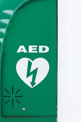 AED, Automated External Defibrillator sign 