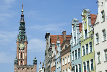 Obraz premium Gdansk City Hall Tower