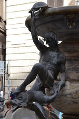 Fototapeta premium fountain turtle rome Giacomo della Porta