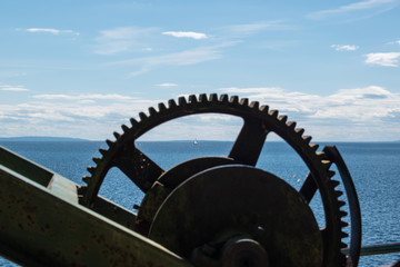 Boat with gear