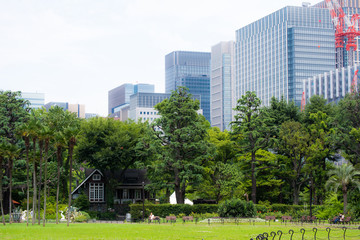 Hibiya park in Tokyo, Japan