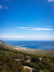 Fototapeta na wymiar View to Cala Gonone, Sardinia, Italy