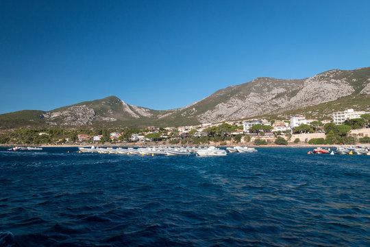 Cala Gonone and many rental boats