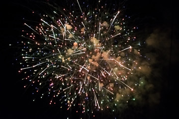 Obraz premium Realistic Fireworks