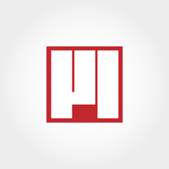 Initial Letter VL Logo Vector Design