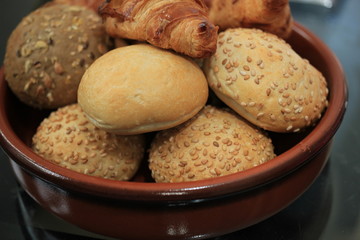 Assortment of fresh bread