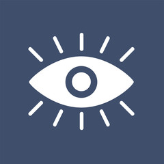 Illustration design icon of eyesight