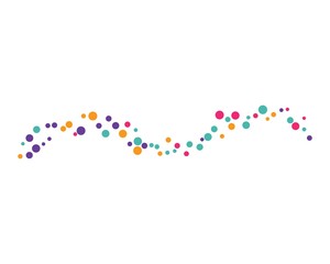 molecule background vector