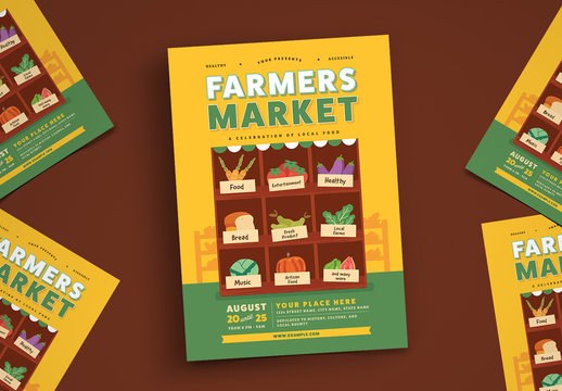 Farmers Market Flyer Layout