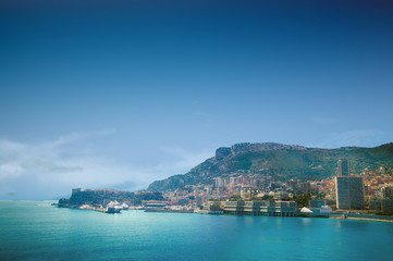 Coastal hills of Monte Carlo