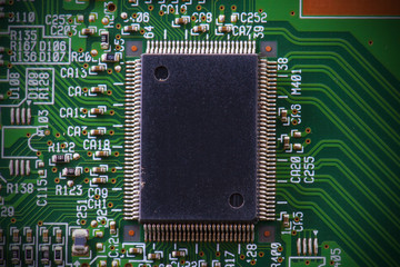 Abstract of electronic circuit board hardware