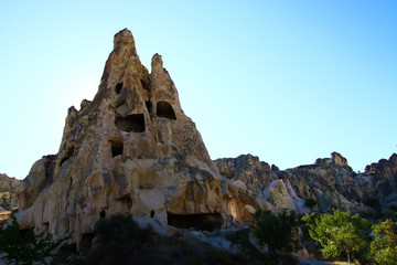 Fototapeta na wymiar Boys monastery in cappadoccia