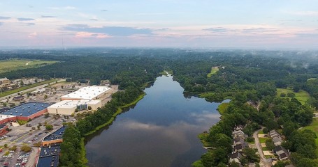 Aerial view of Lake Forest in Daphne, Alabama 