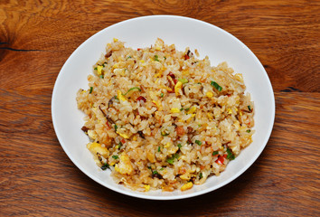  Fried rice with eggs is a popular food in Taiwan        