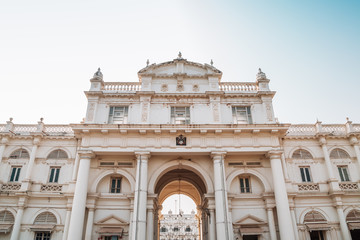 Jai Vilas Palace historical architecture in Gwalior, India