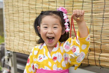 浴衣の女の子
