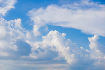 Beautiful blue sky for background