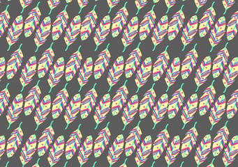 Fototapeta premium feather pattern background for fabric or textile