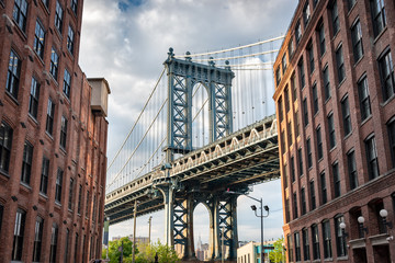 Obraz premium Manhattan Bridge, DUMBO, Nowy Jork